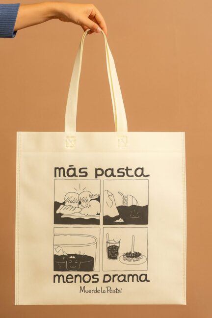 Tote Bag de tela reciclada para merchandising corporativo