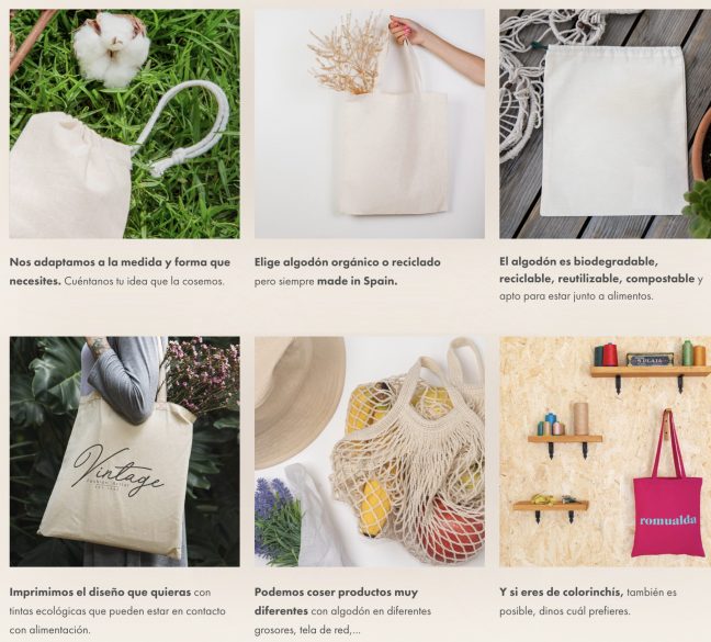 Beneficios y características del algodón de nuestras bolsas de confección social 3