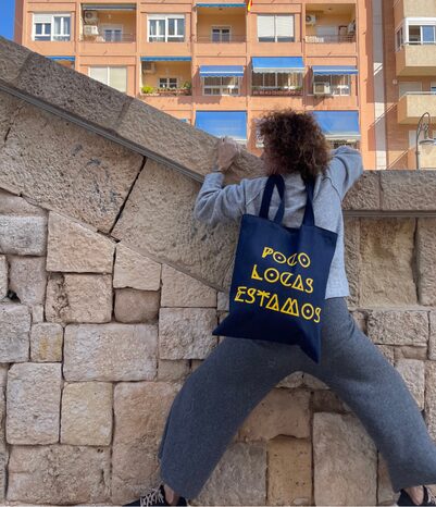 Bolsa de tela vaquera para empresas con logo