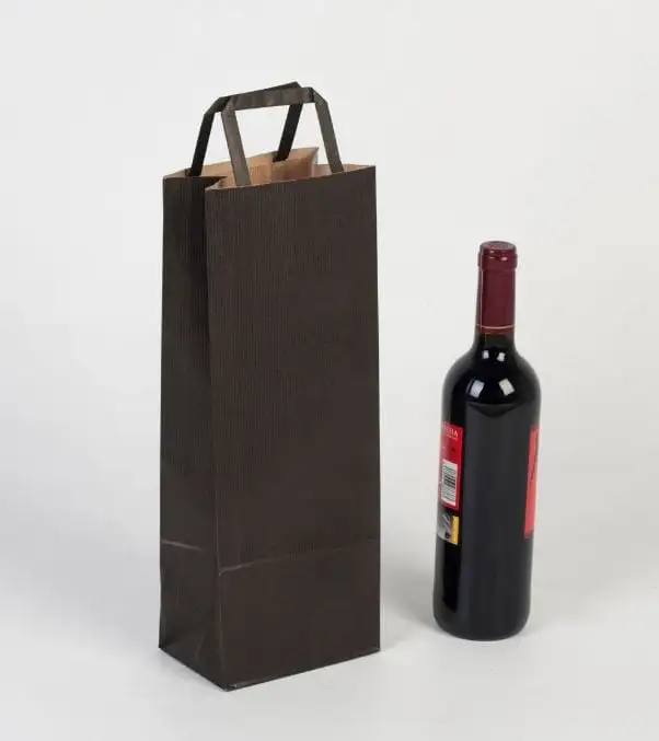 Bolsas de papel para llevar comida de vino