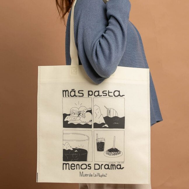 Tote Bag de tela reciclada para merchandising corporativo para empresas