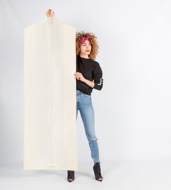Portatrajes para vestidos largos con logo