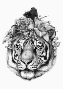 Dibujo de tigre