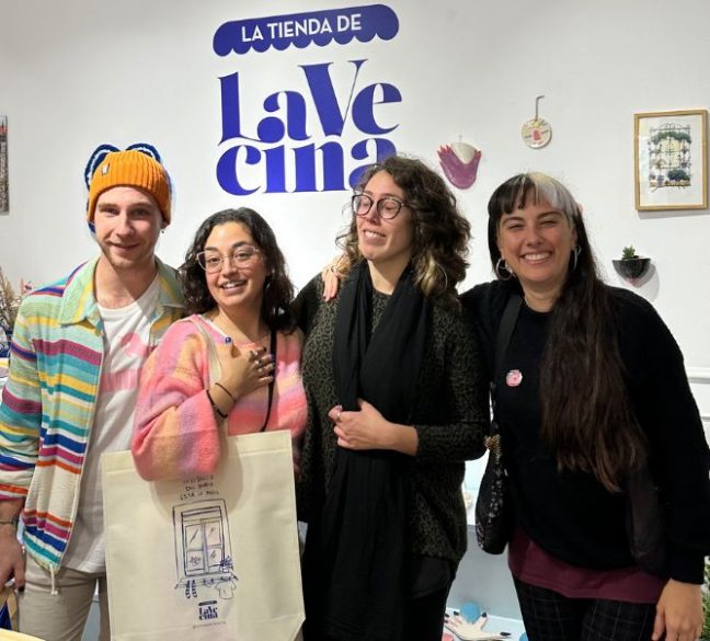 La marca sostenible La Vecina que apoya el comercio local
