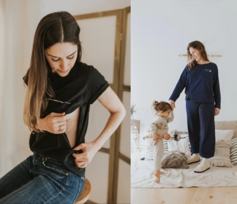 Marca de moda de lactancia materna