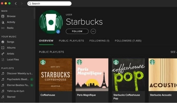 Musica de Starbucks