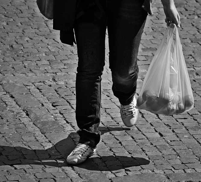 Prohibición de las bolsas de plástico