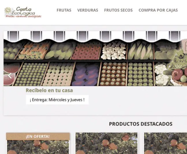 Tiendas de frutas y verduras online