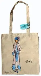 bolsa pintada a mano