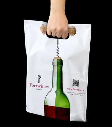 bolsas de plastico para vino