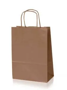 bolsas de papel color marron
