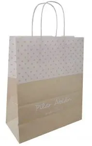 bolsas de papel para tiendas de ropa de niños