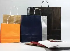 bolsas de papel reciclado para comercios