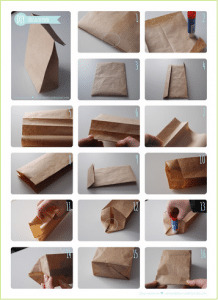 hacer bolsas de papel