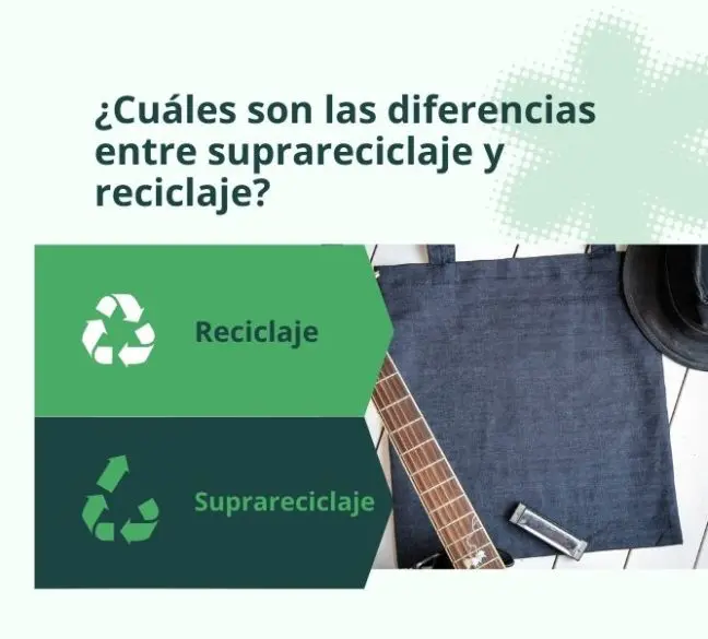  Diferencias entre upcycling y reciclaje