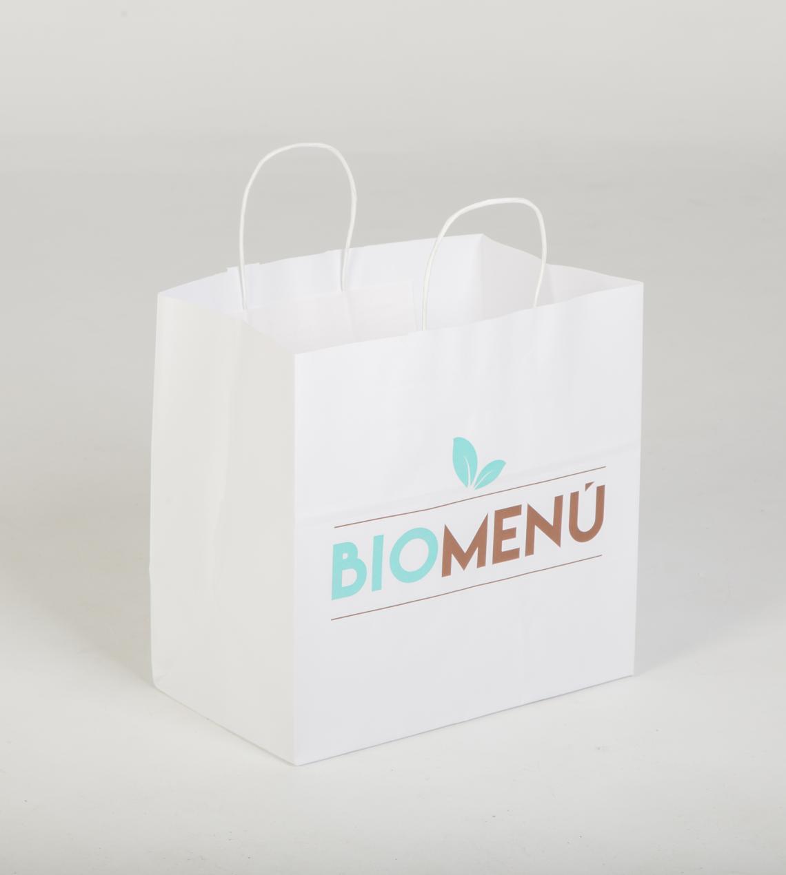 Bolsas de papel take away 30x29x18