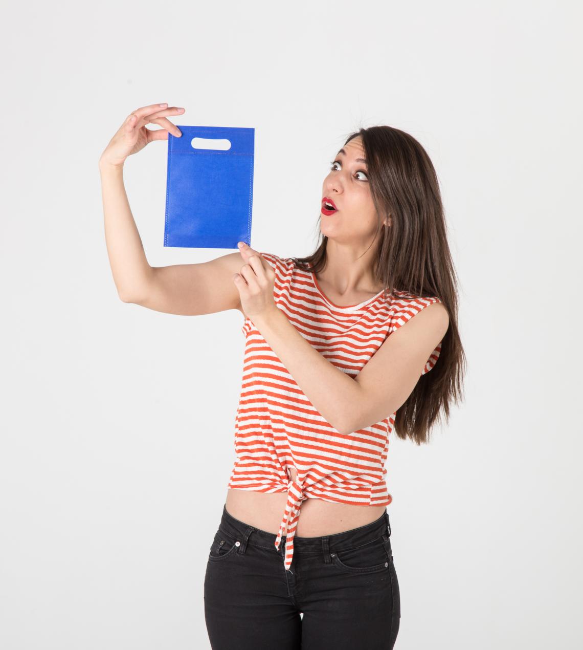 Bolsas de tela pequeñas de color fucsia