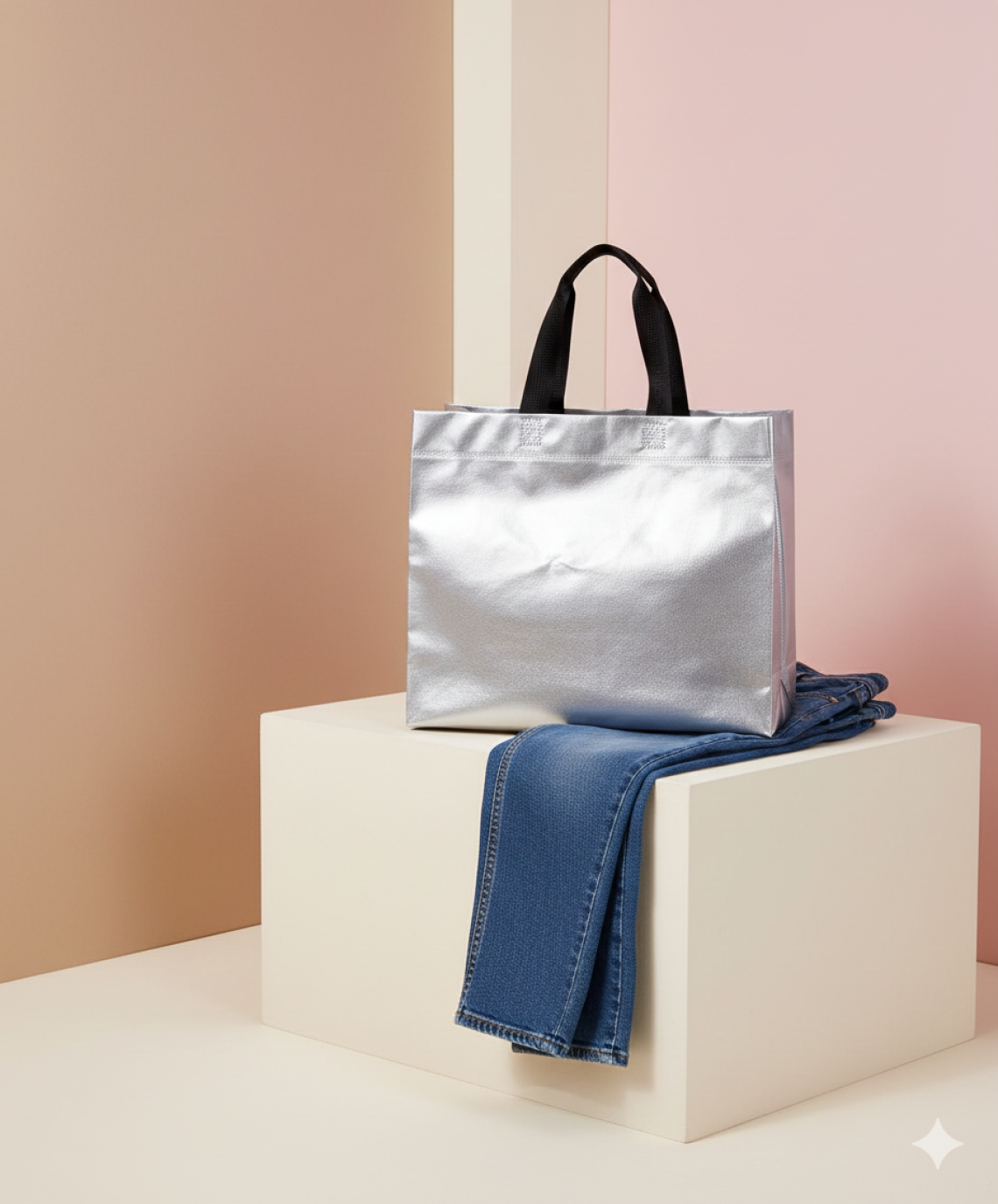 Bolsa tela laminada 50x40x12