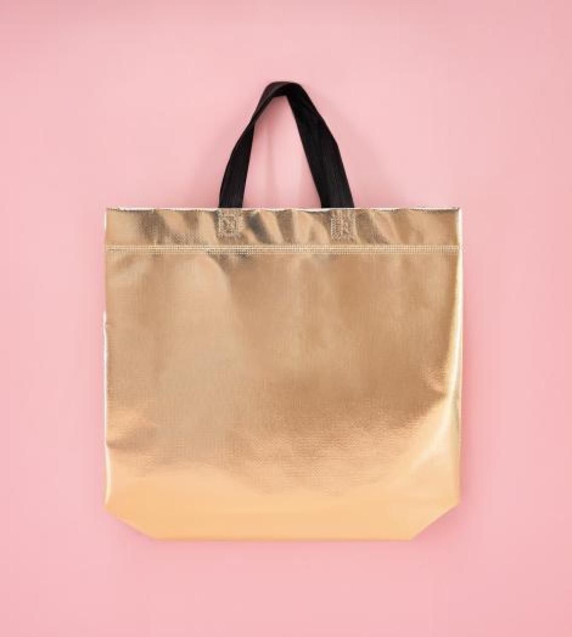 Bolsas de tela laminada oro