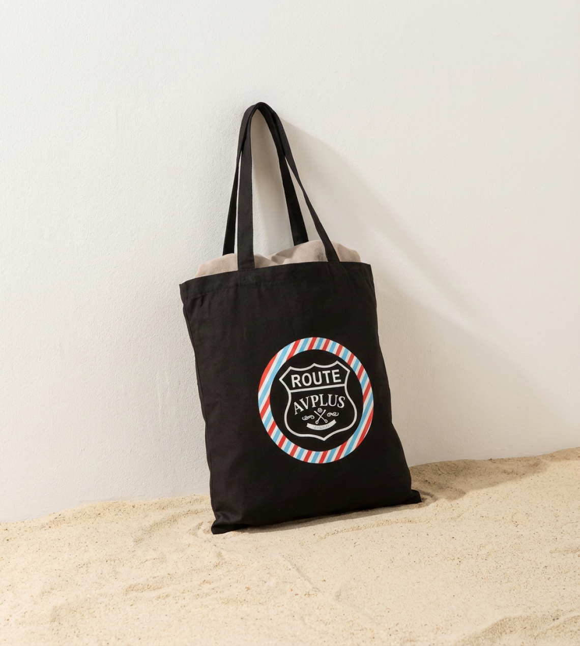 Bolsas de algodón negro 145 g 38x42