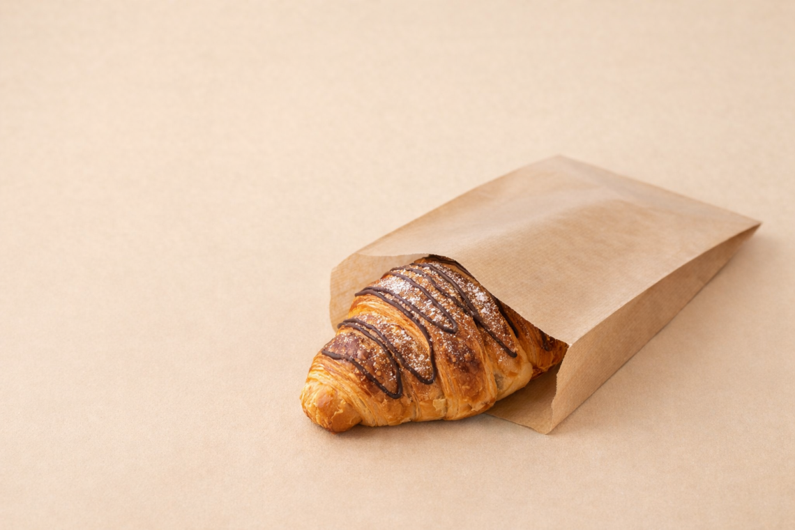 Bolsas de papel para bollería 35 g 16x30x4