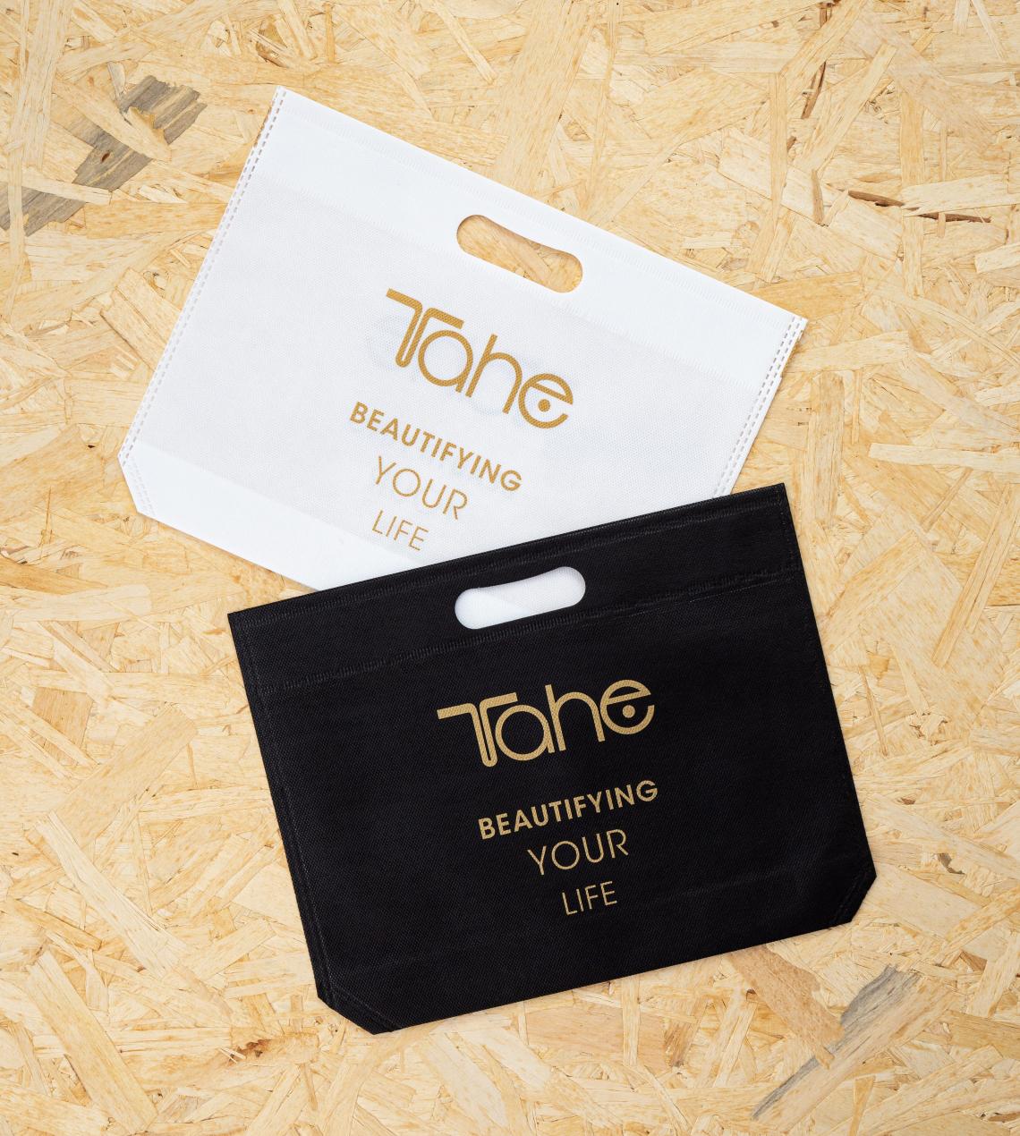 Bolsas tejido asa troquel 34x26x8