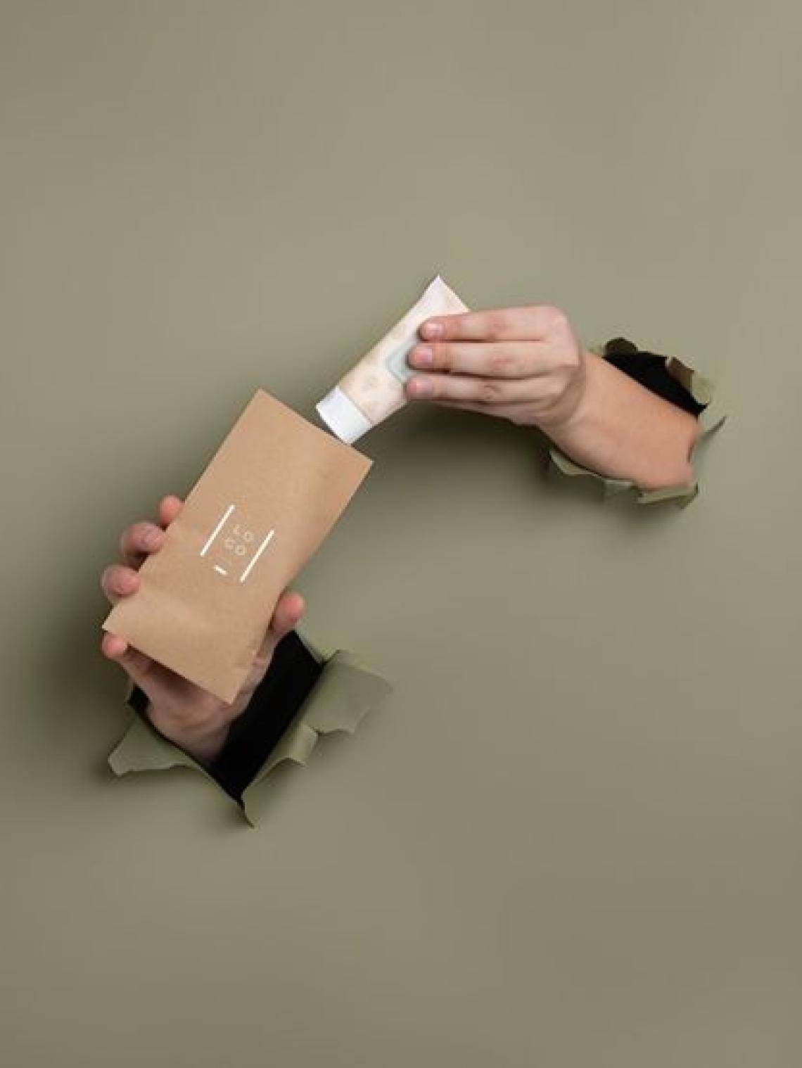 Sobre kraft ecológico para envíos, elaborado con producción local y responsable