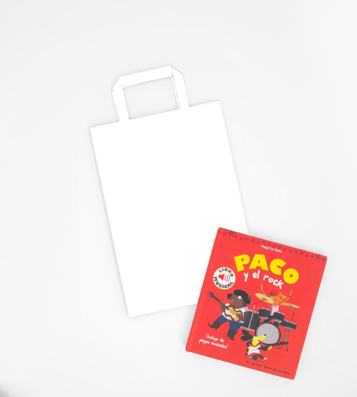 bolsas de papel de asas planas