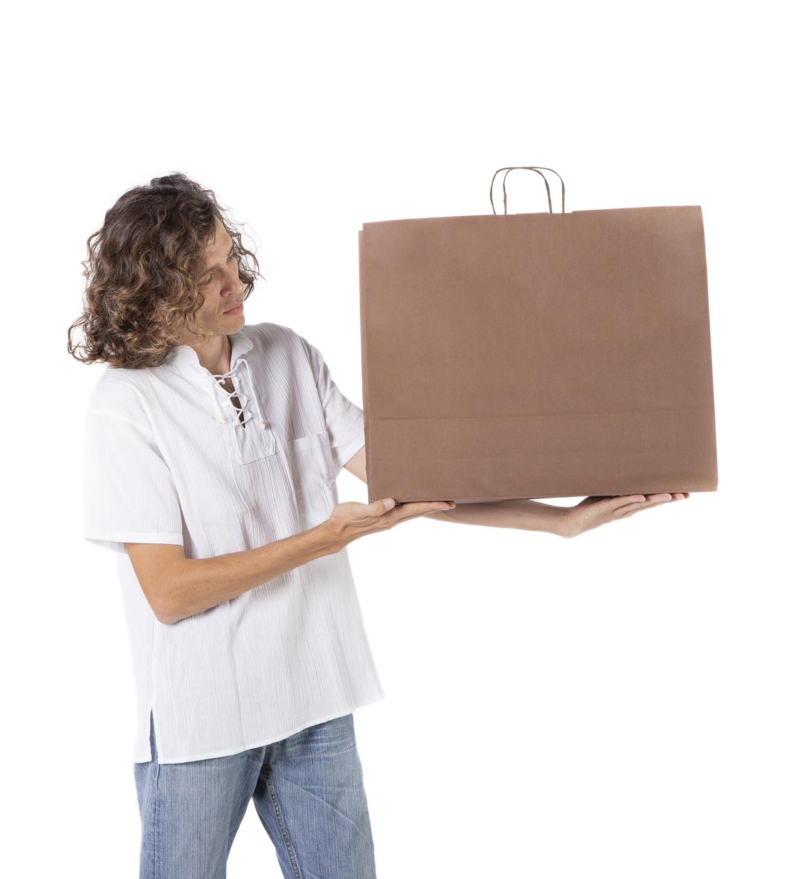 Bolsa papel de colores 120 g 54x45x13