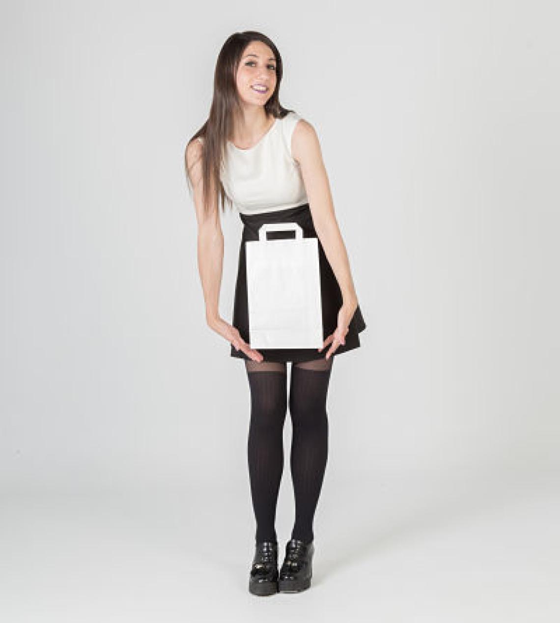 Bolsas de asa plana 22x30x10