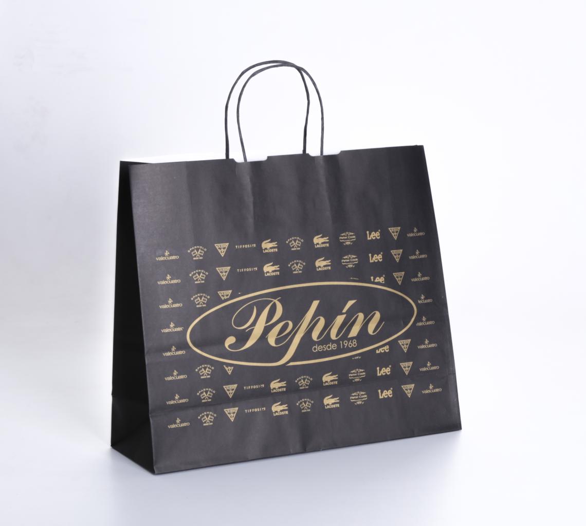 Bolsas de asa rizada 120 g 36x31x12