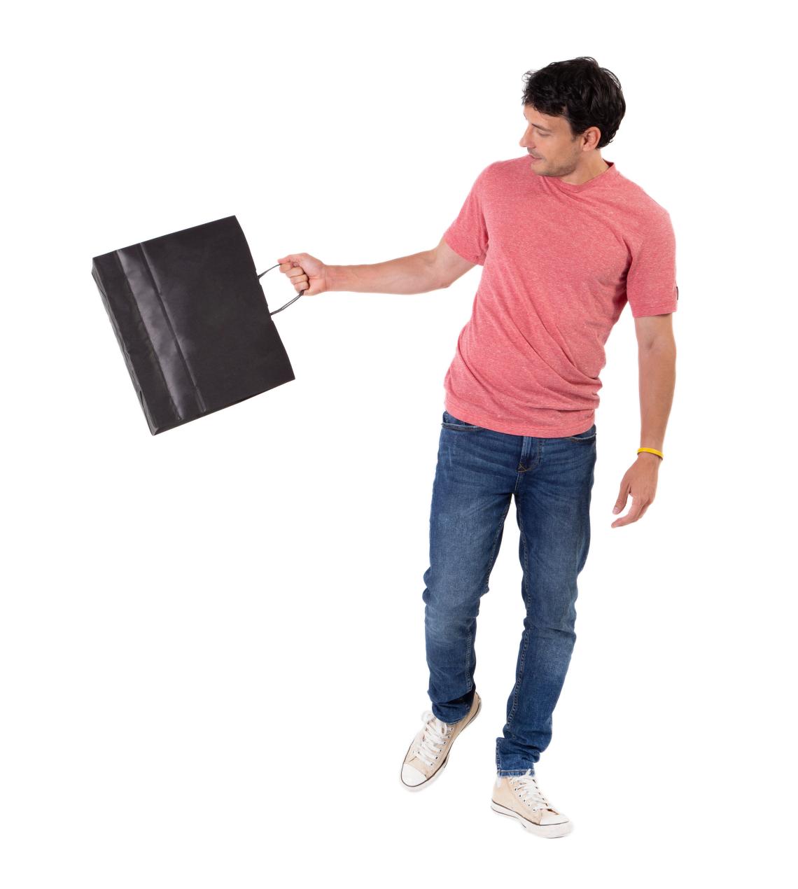 Bolsas de asa rizada 120 g 36x31x12