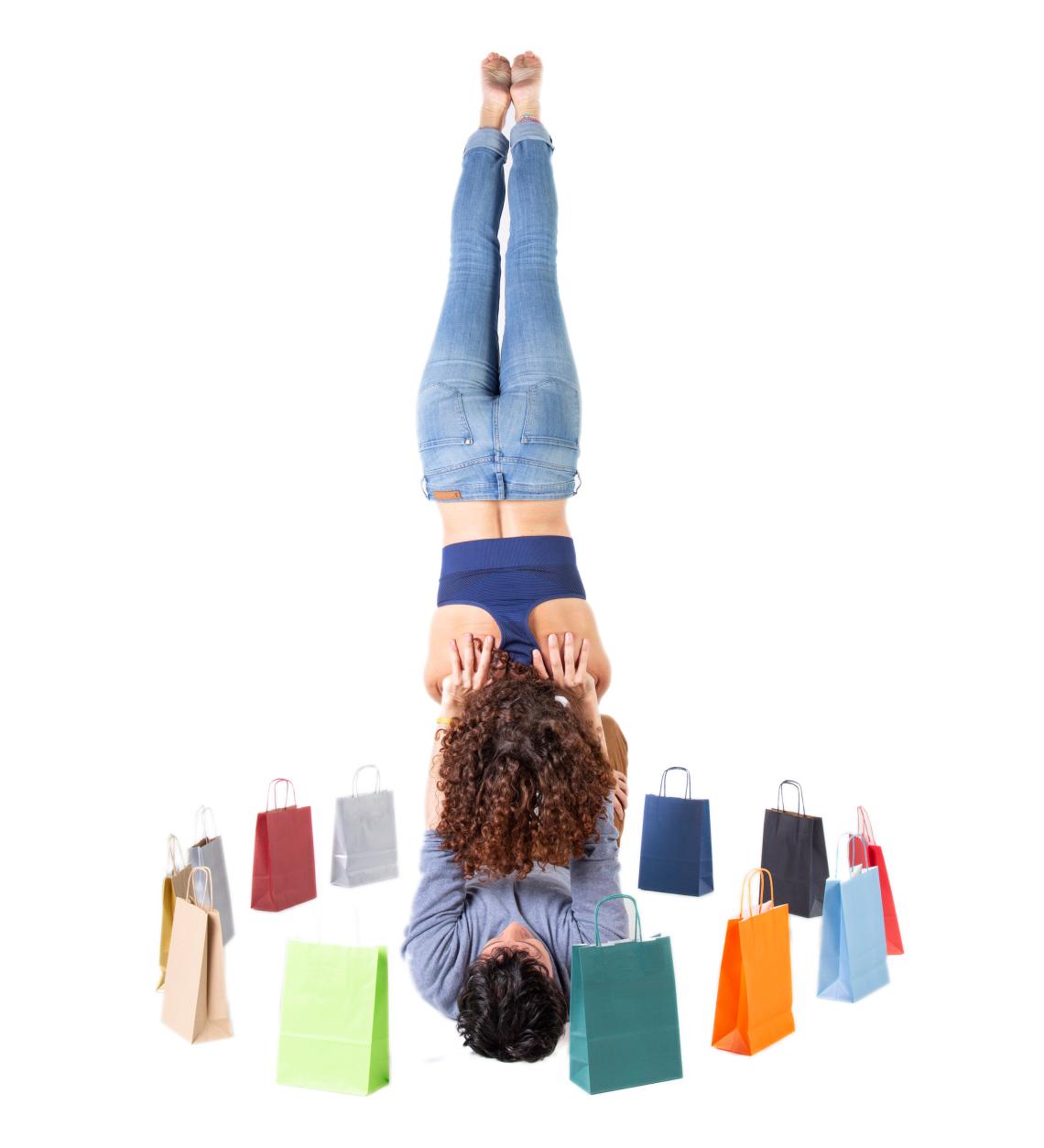 Bolsas de papel 100 g 18x24x8