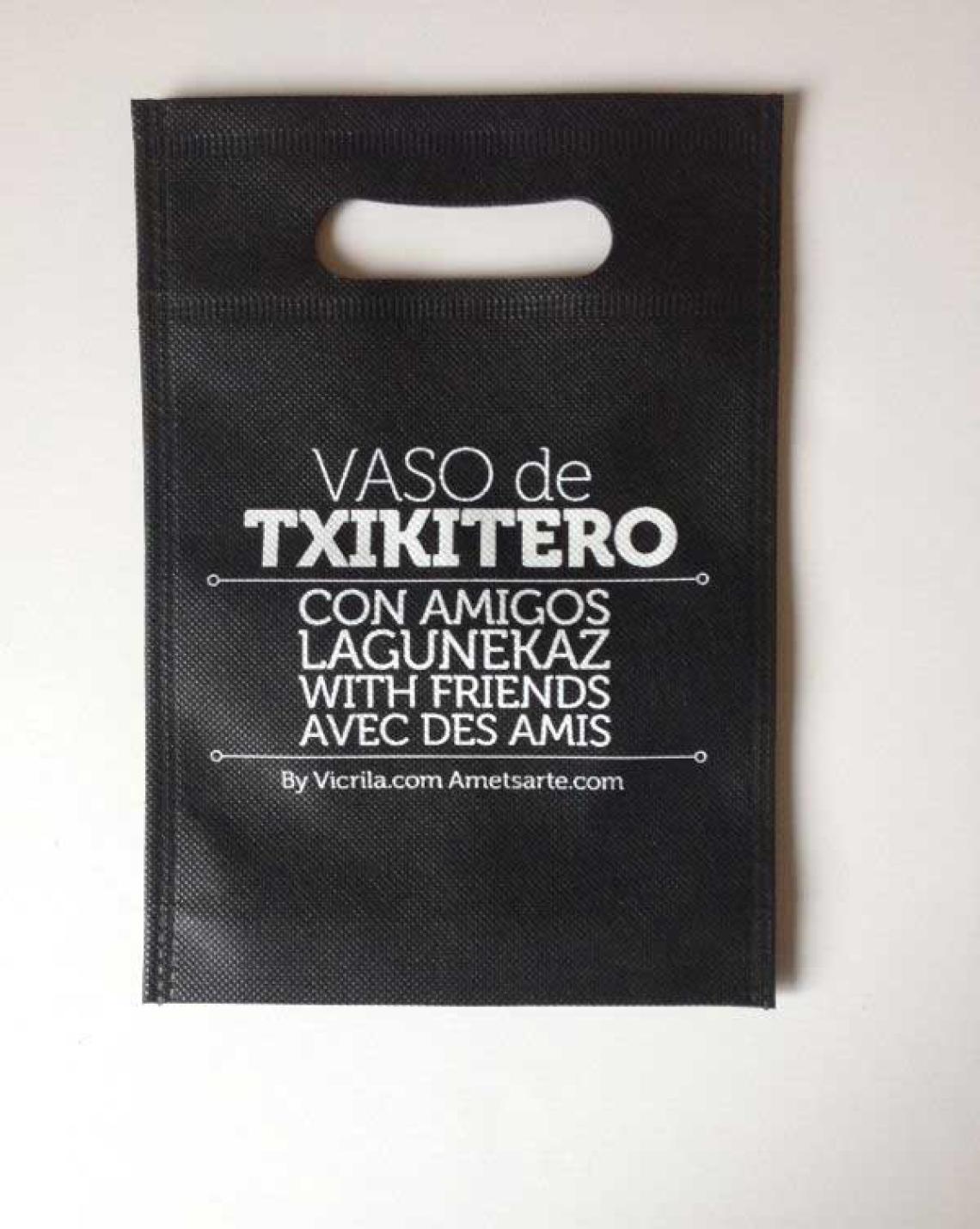 Bolsas de tela negra 17x22x6,5