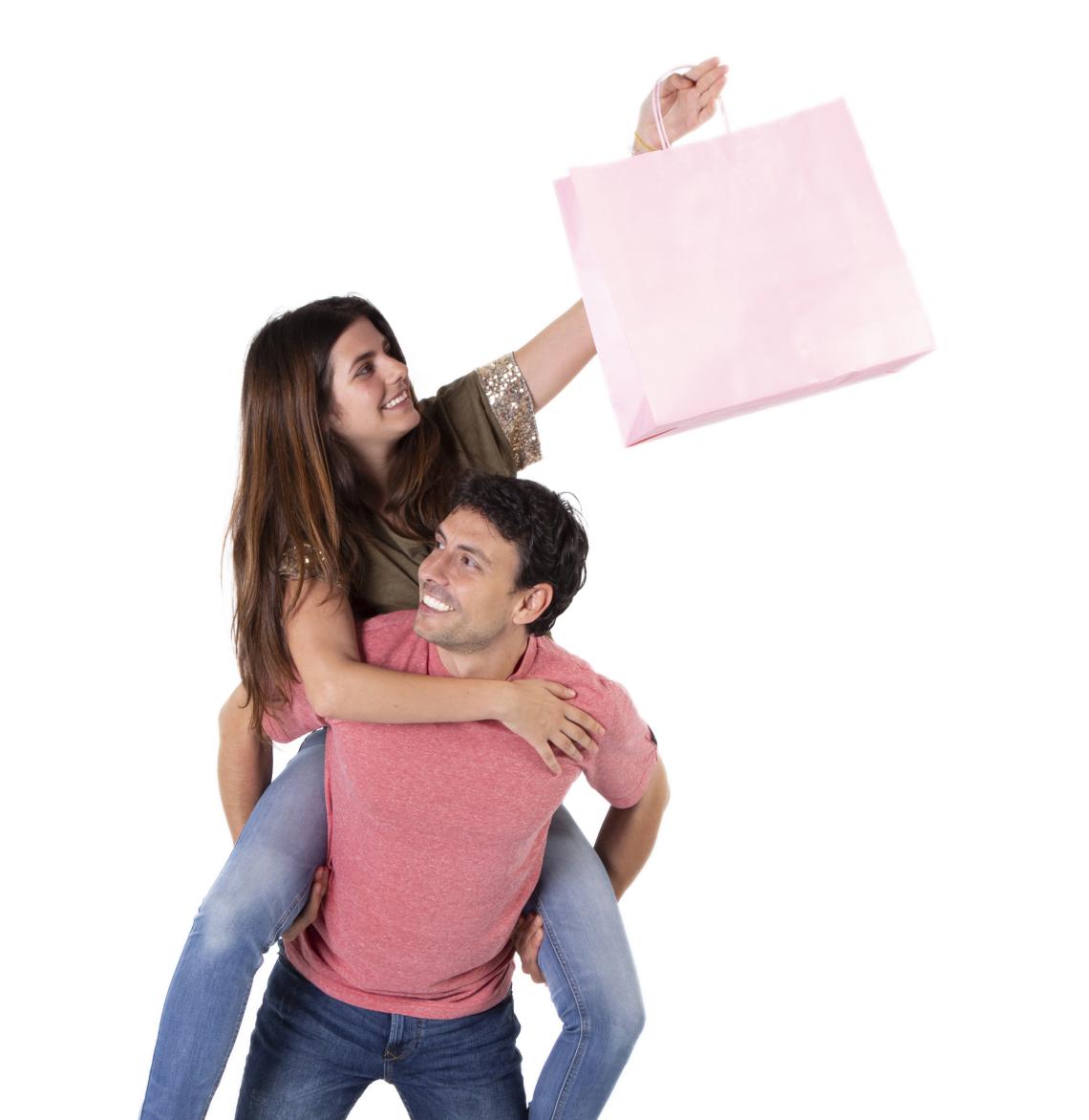 Bolsas papel de colores 120 g 42x35x12