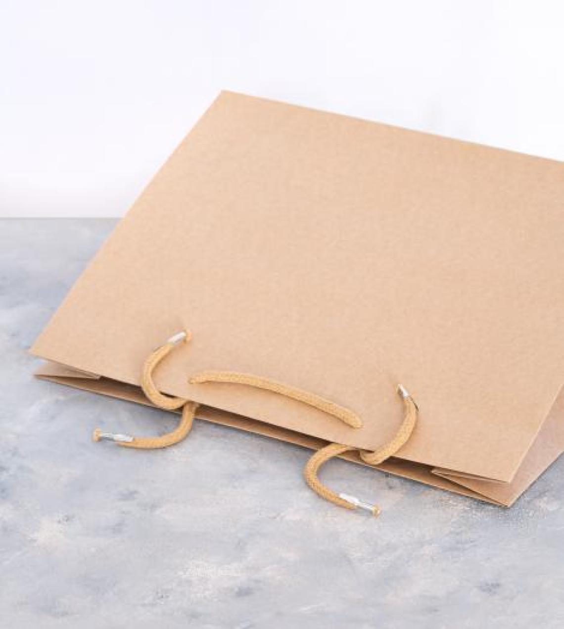 Bolsa de lujo mate rectangular 39x30x12