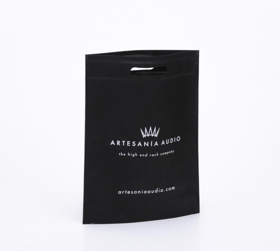 Venta de bolsas negras con asas de troquel