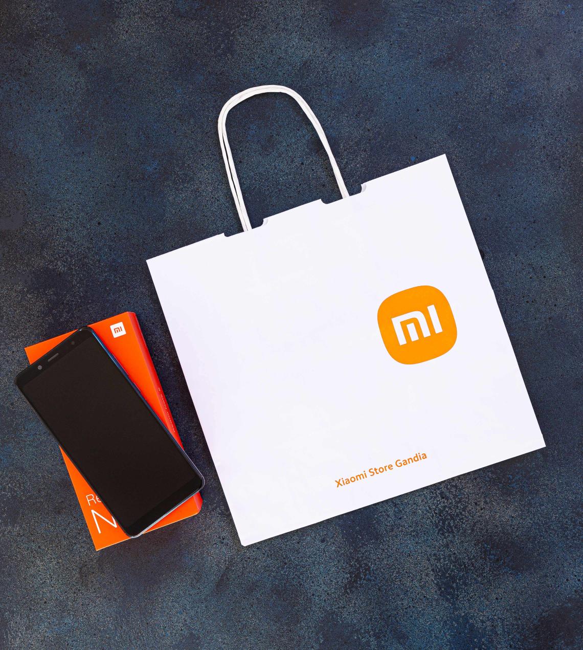 Bolsas de base ancha blancas impresas