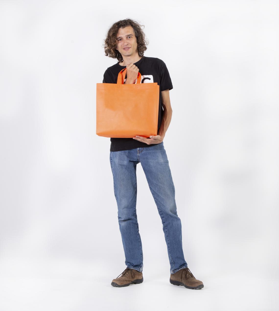 Bolsas tela asa corta 40x35x12