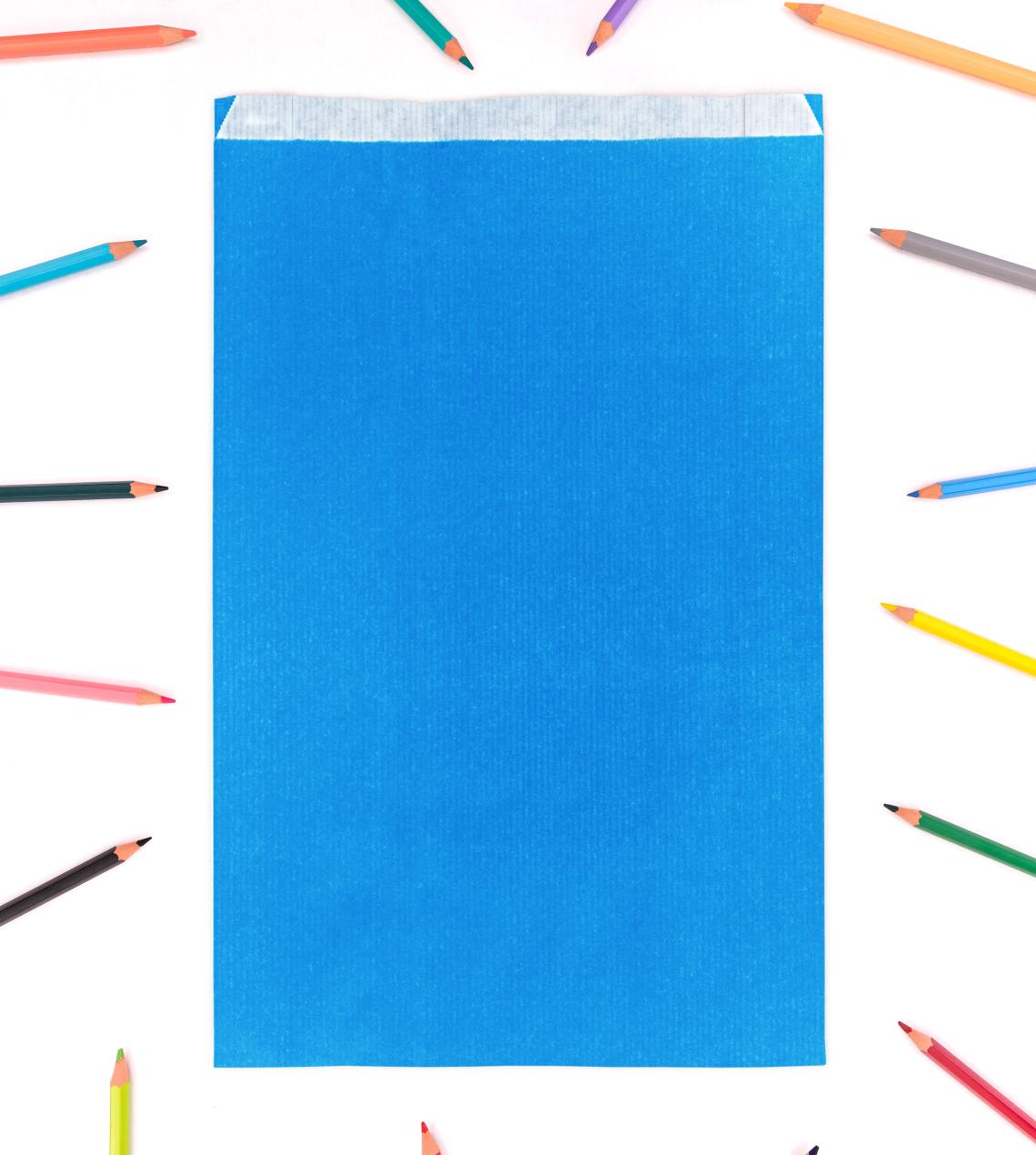 Sobres de papel 50 g con fuelle 24x42x6
