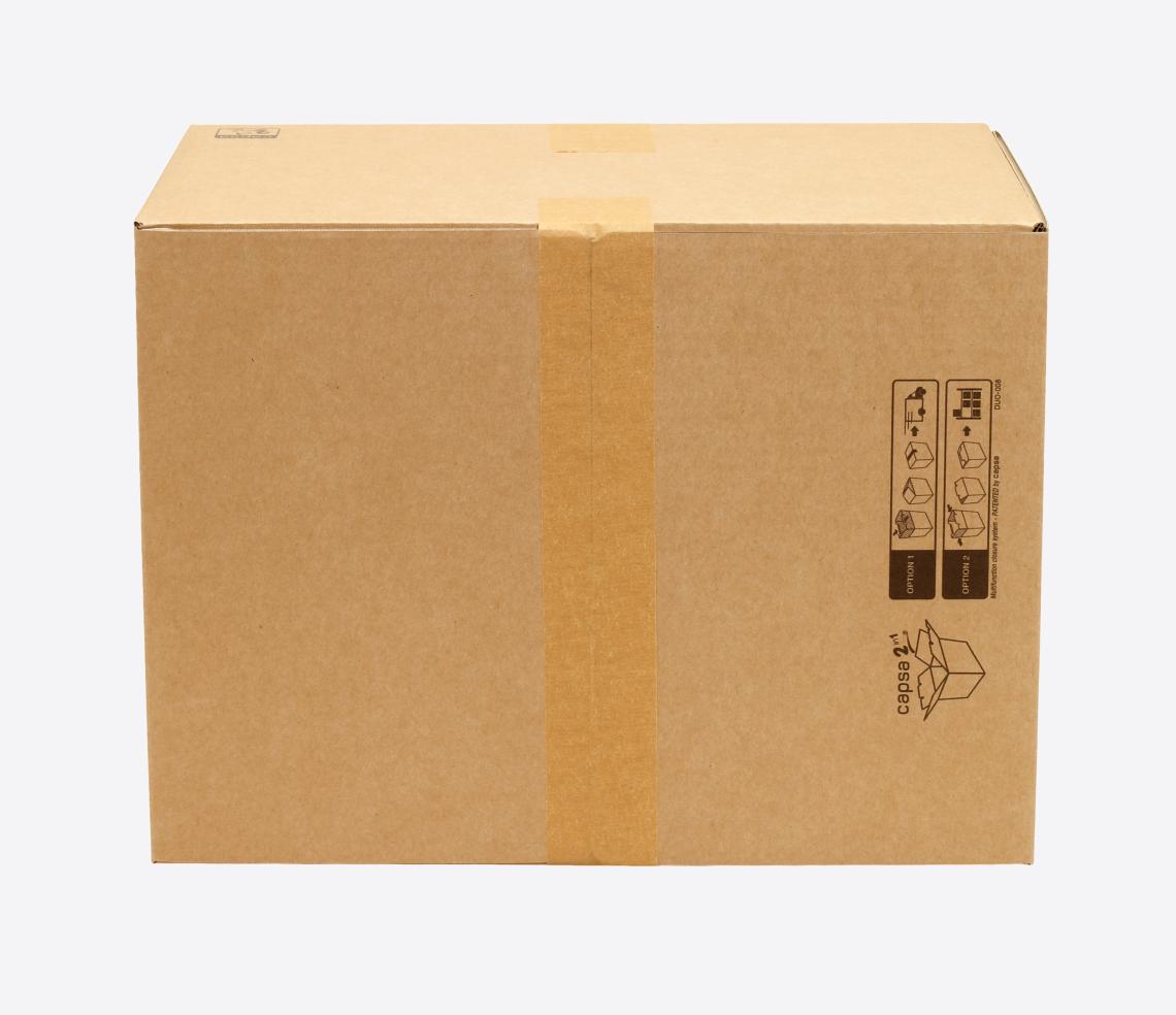 Caja para envíos 60x40x40 con dos cierres