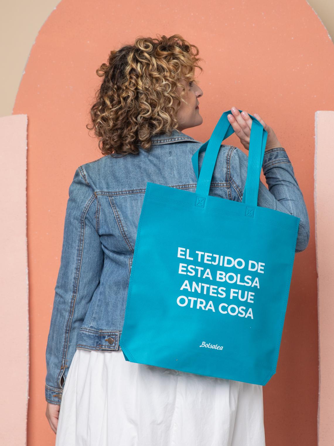 Bolsa de tela termosellada 42x40x10