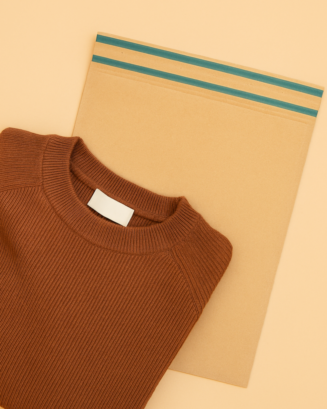 Sobres de papel ecommerce con camisas