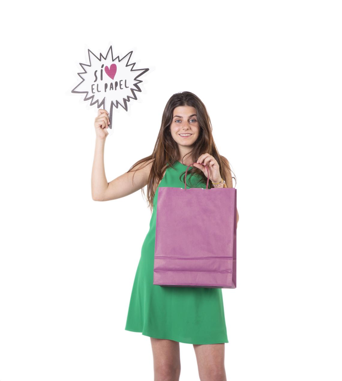 Bolsas de papel de colores 32x41x12