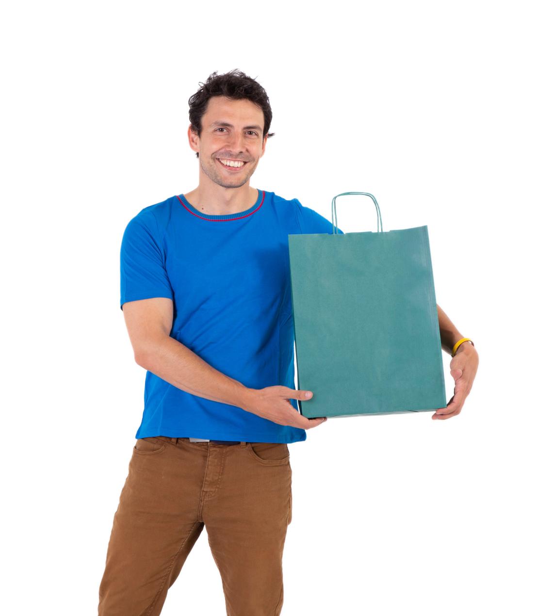 Bolsas de papel de colores 32x41x12