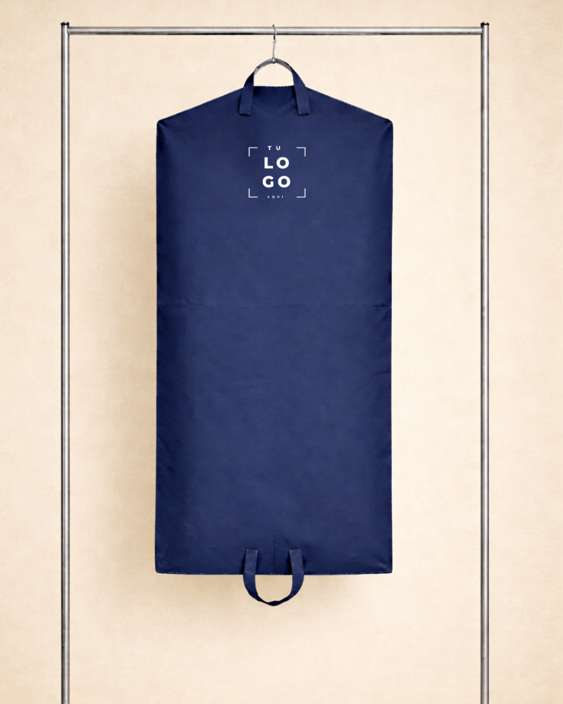 Fundas de tejido reciclado azul marino para vestidos largos