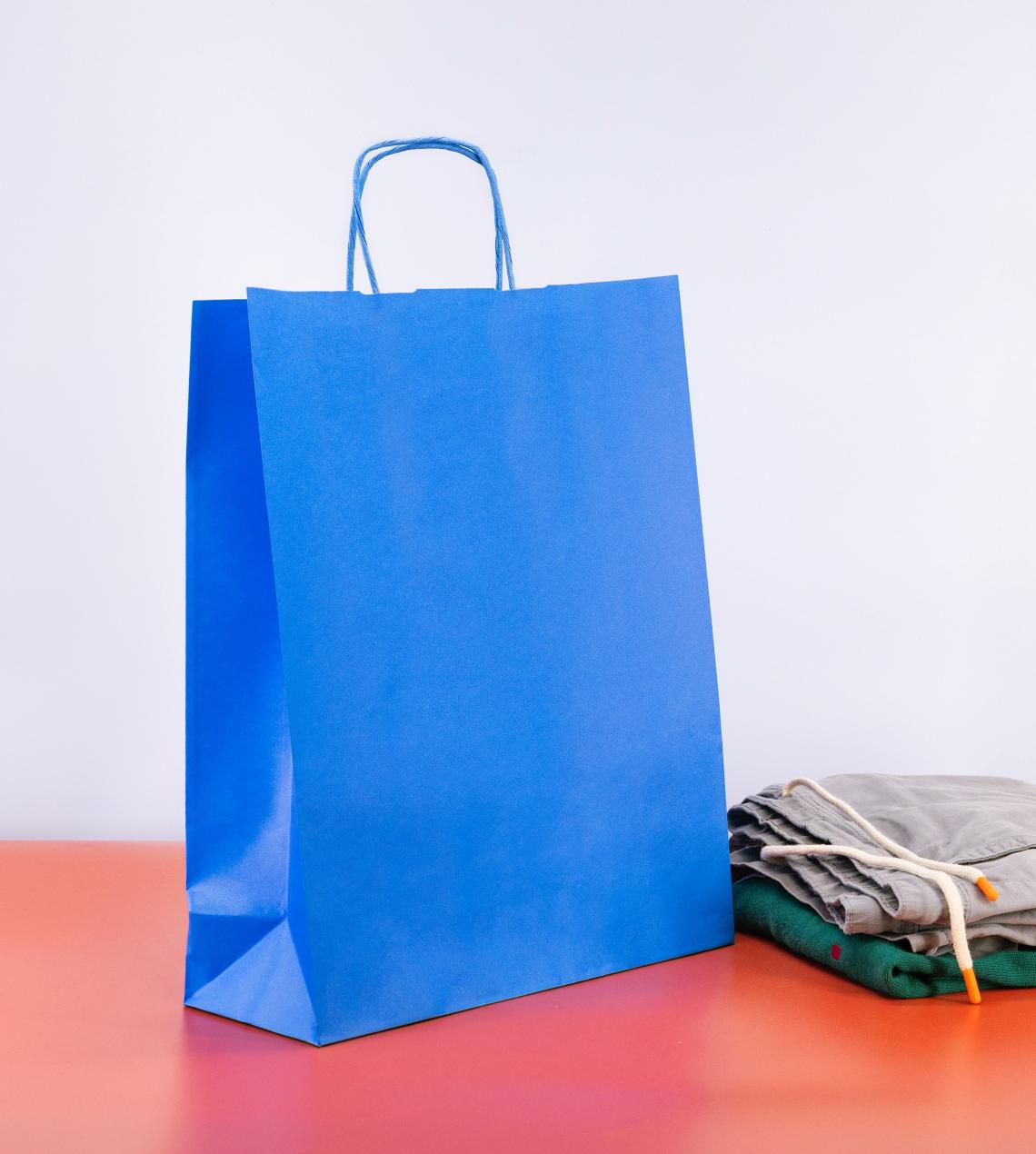 Bolsas de papel de colores 100 g 32x40x12