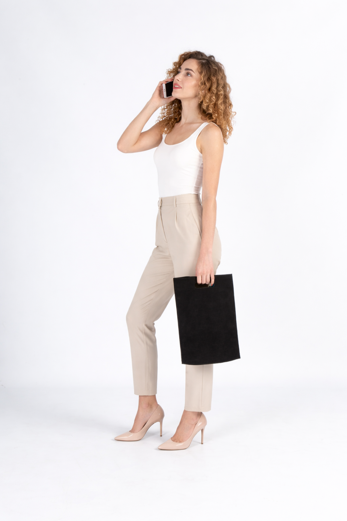 Venta de bolsas negras con asas de troquel