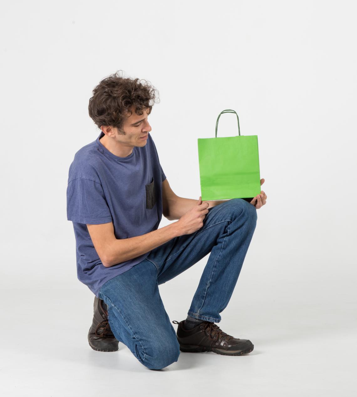 Bolsas papel 100 g 22x23x9