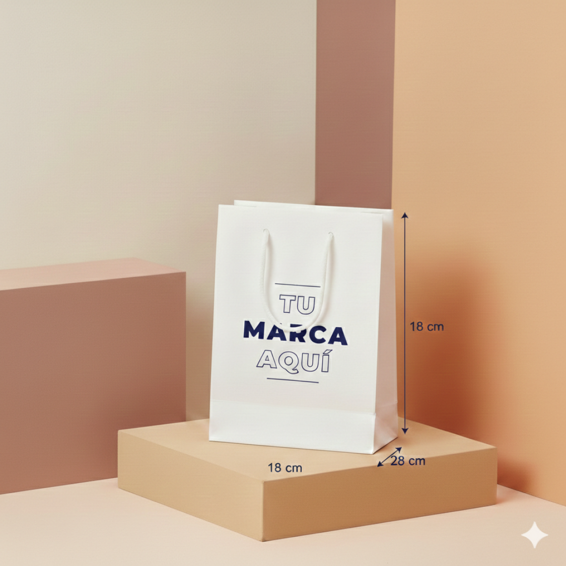 Bolsa de lujo impresa